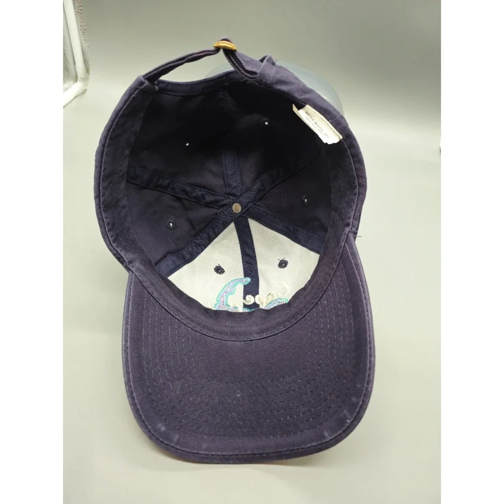 Cape Cod, Massachusetts Embroidered Dark Navy Baseball Cap Strapback Hat‎ Dad
